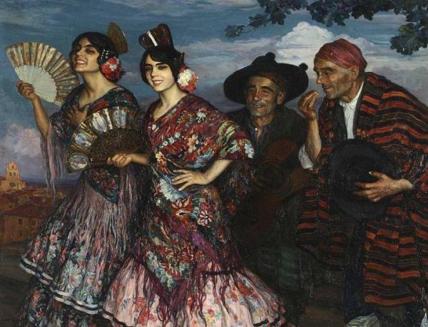 Andaluzas by Juan Cardona Y Tio