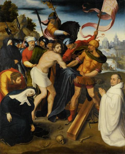 Juan Correa De Vivar Christ On The Road To Calvary