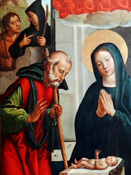 Juan Correa De Vivar La Nativité(detail)