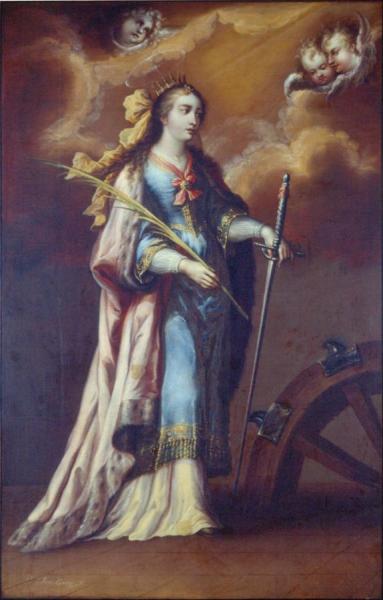 Saint Catherine Of Alexandria by Juan Correa De Vivar Oil Painting Reproductions