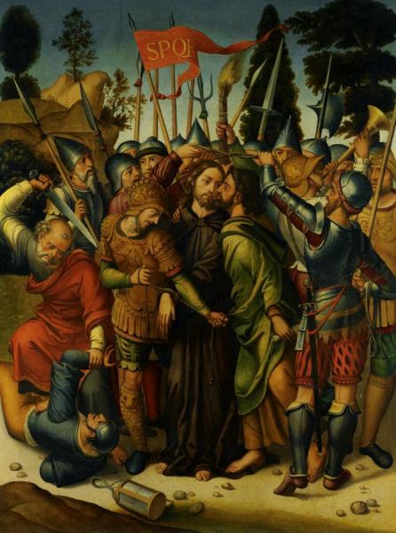 The Taking Of Christ by Juan Correa De Vivar Oil Painting Reproductions