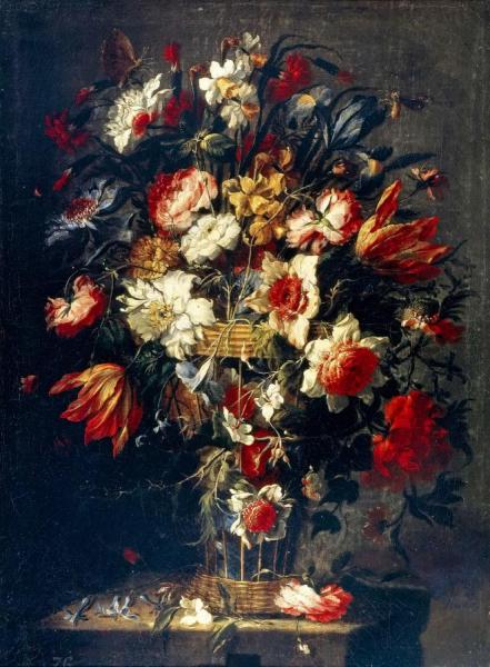Flowers In A Vase by Juan De Arellano