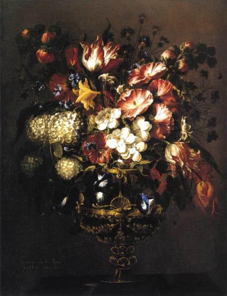 Vase Of Flowers by Juan De Arellano
