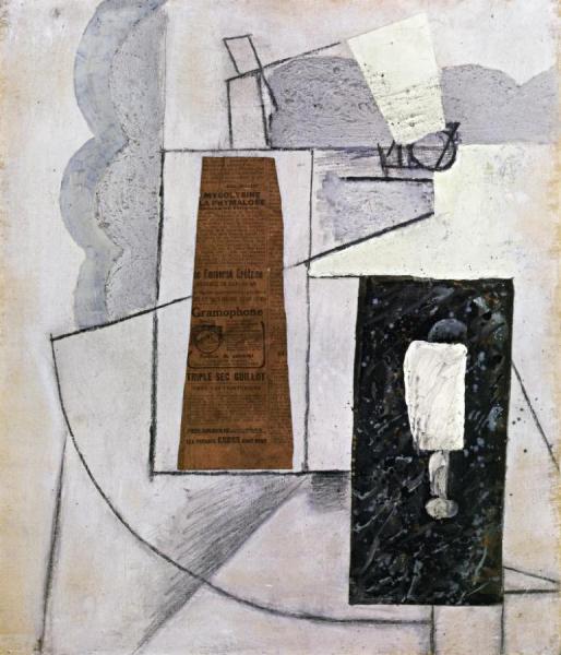 Juan Gris Bottle And Glass