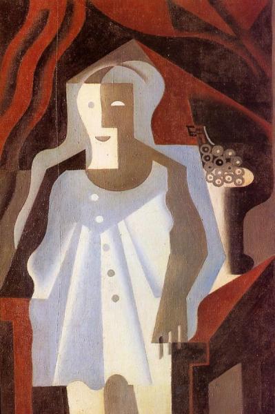 Clown by Juan Gris