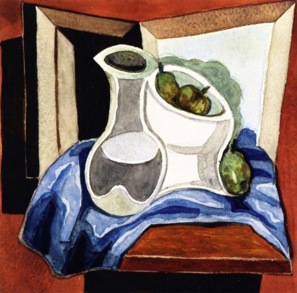 Compotier And Carafe by Juan Gris