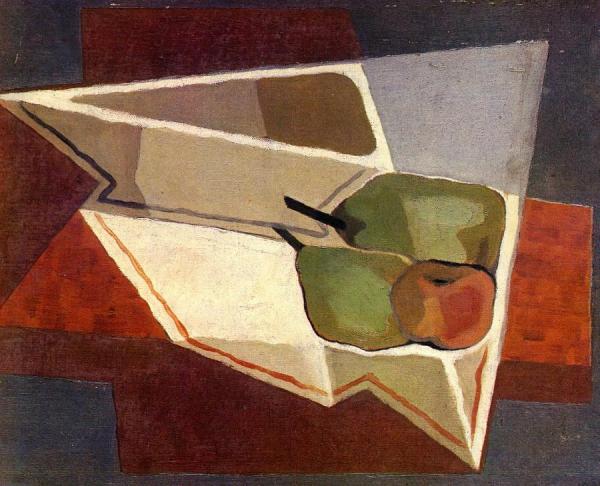 Fruit With Bowl by Juan Gris