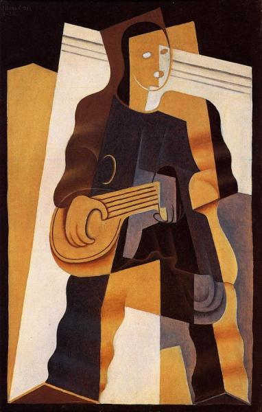 Pierrot by Juan Gris