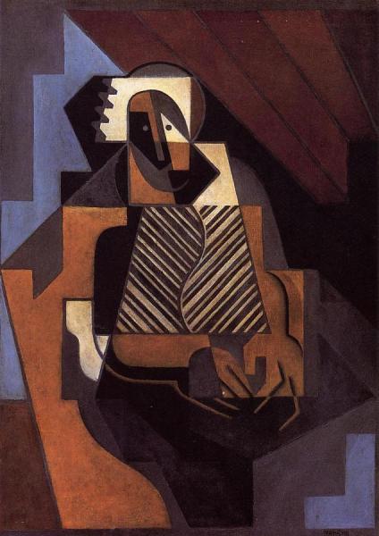 Seated Peasant Woman by Juan Gris