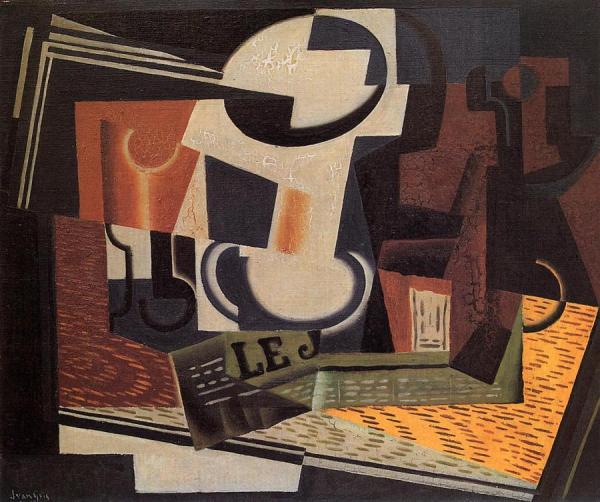 Still Life With Fruit Bowl by Juan Gris
