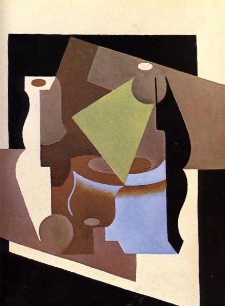 Still Life With Lamp by Juan Gris Oil Painting Reproductions