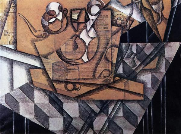 Tea Cups by Juan Gris Oil Painting Reproductions
