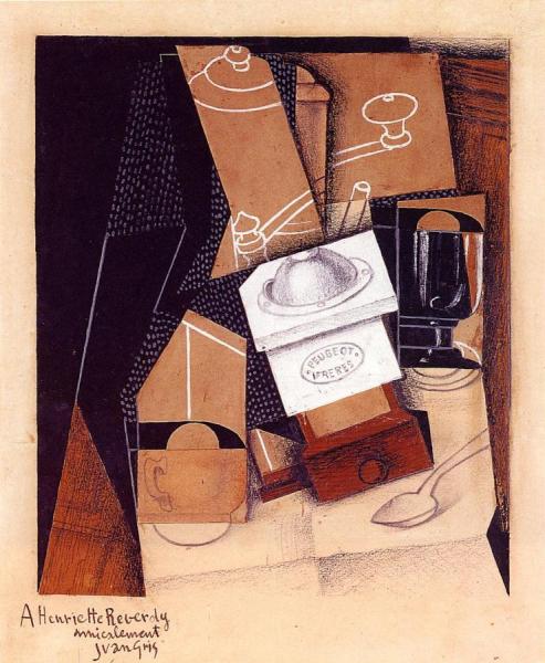 The Coffee Grinder by Juan Gris