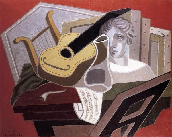 The Musician's Table by Juan Gris