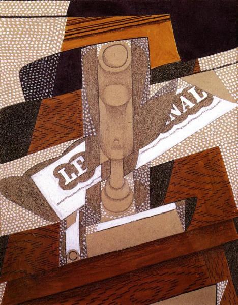 The Pipe by Juan Gris
