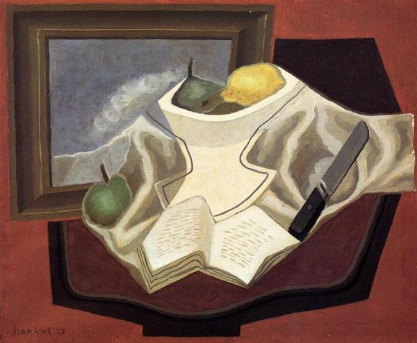The Table In Front Of The Picture by Juan Gris