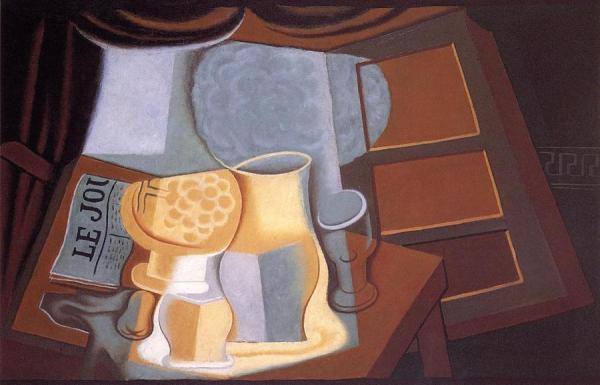 The Table In Front Of The Window by Juan Gris