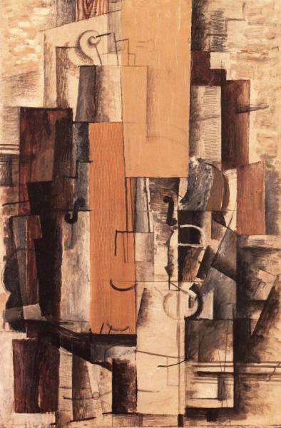 Violin And Glass by Juan Gris