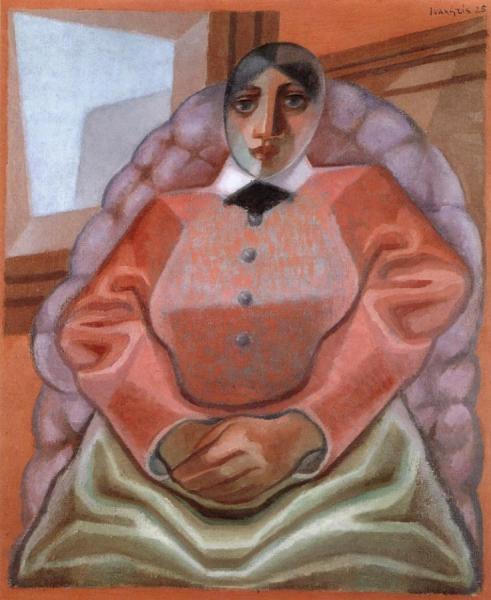 Woman In An Armchair by Juan Gris