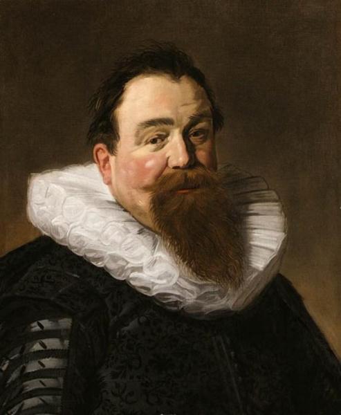 Judith Leyster Portrait Of A Bearded Gentleman, Bust Length, Wearing A Coat And White Ruff