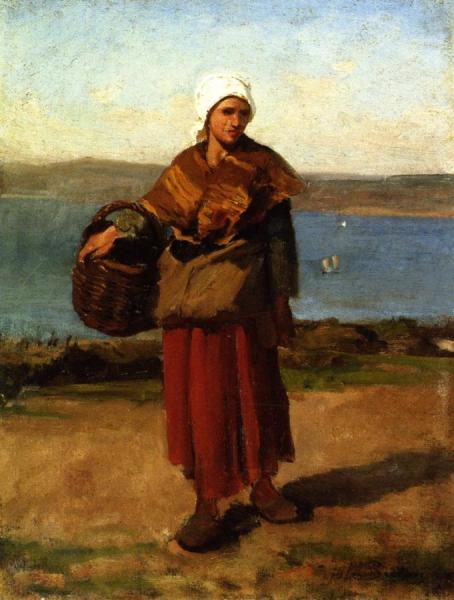Jules-adolphe Breton Fisherwoman, Douarnenez