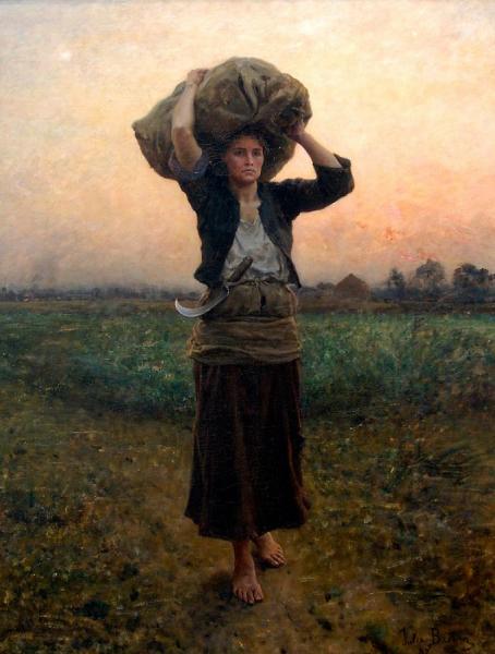 The Shepherd's Star by Jules-adolphe Breton