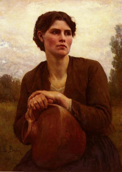 The Water Carrier by Jules-adolphe Breton