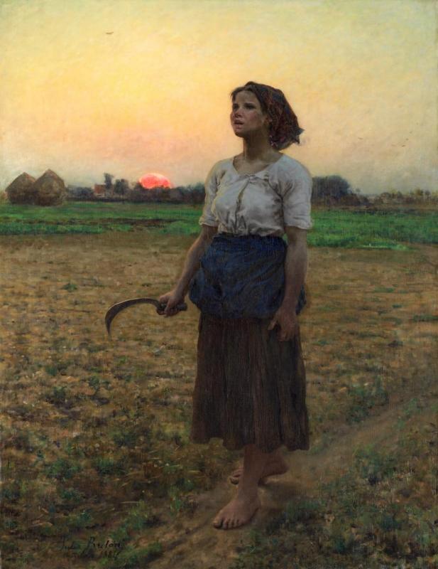 Jules-adolphe Breton The Song Of The Lark, 1884
