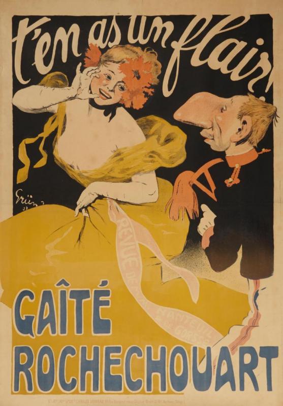 T'en As Un Flair!... Gaieté Rochechouart, 1903 by Jules-alexandre Grun