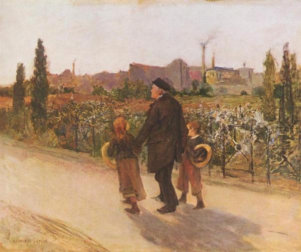 All Souls' Day by Jules Bastien-lepage