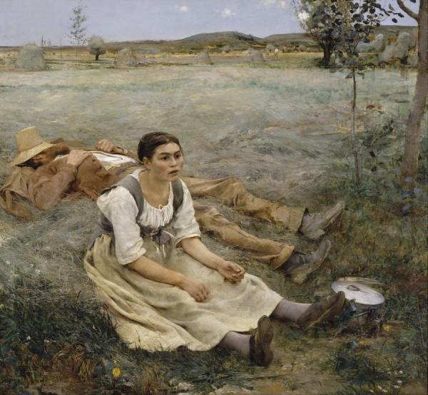 Les Foins by Jules Bastien-lepage