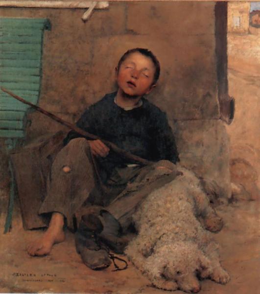 Jules Bastien-lepage The Blind Beggar