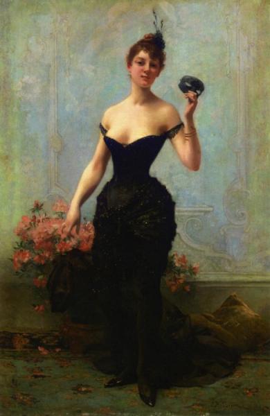 The Masked Ball by Jules Frederic Ballavoine