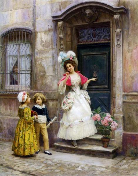 Grandmother's Birthday by Jules Girardet