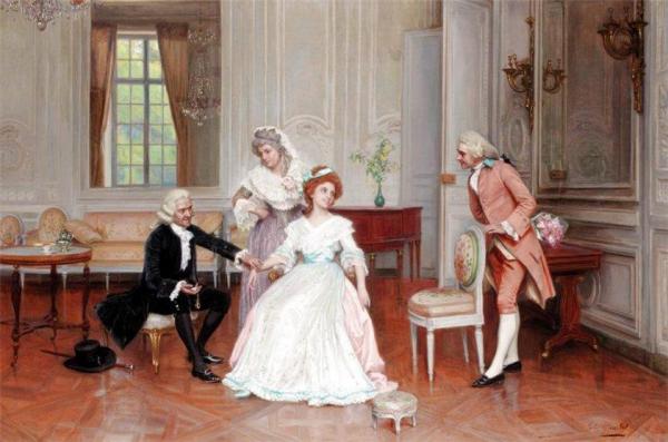 The Welcome Visitor by Jules Girardet
