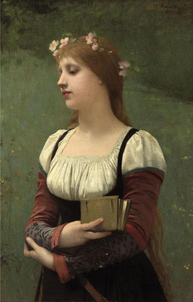 A Pensive Moment by Jules Joseph Lefebvre