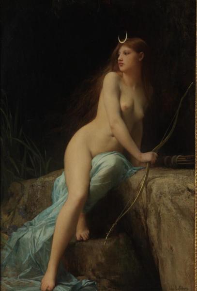 Diana, Chasseresse by Jules Joseph Lefebvre