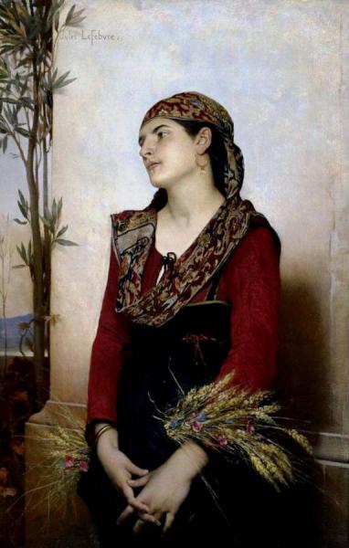 Mediterranean Beauty by Jules Joseph Lefebvre