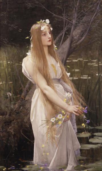 Ophelia by Jules Joseph Lefebvre