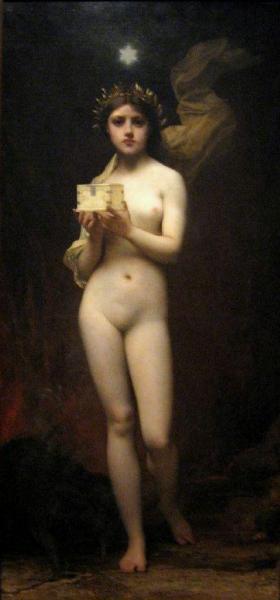 Pandora by Jules Joseph Lefebvre