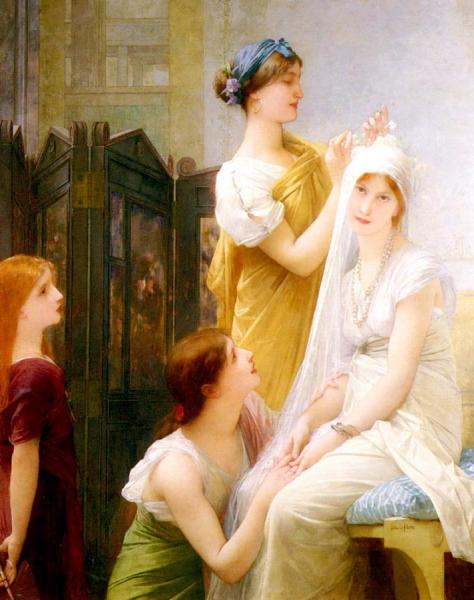 The Bride by Jules Joseph Lefebvre