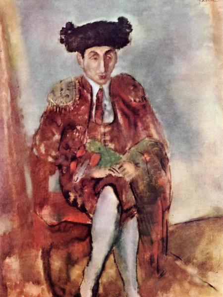 Alfred Flechtheim Dresses As A Toreador by Jules Pascin
