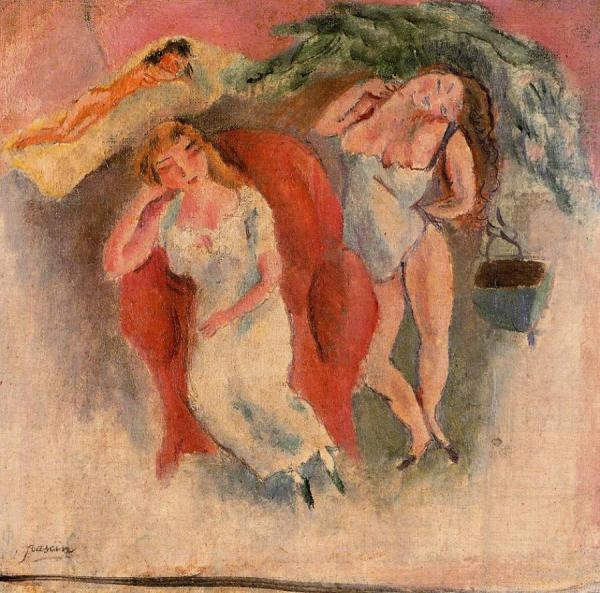 Composition With Three Women by Jules Pascin
