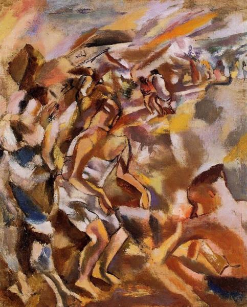 Cuban Figures by Jules Pascin