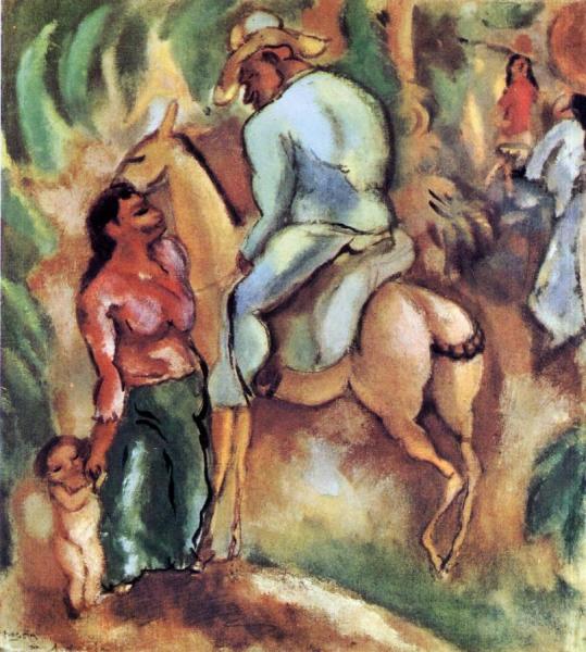 Cuban Rider by Jules Pascin
