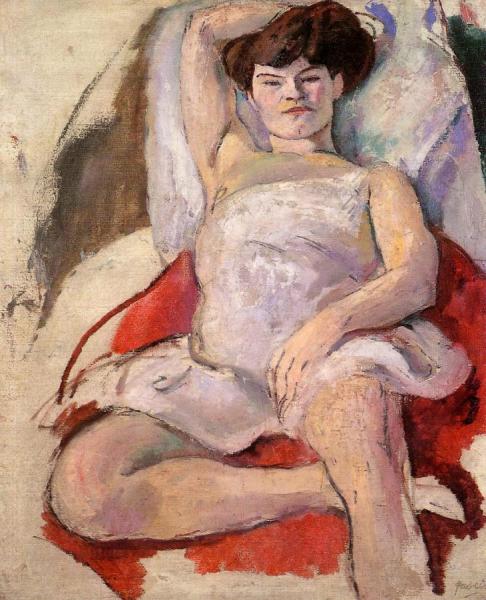 Dancer At The Moulin Rouge by Jules Pascin