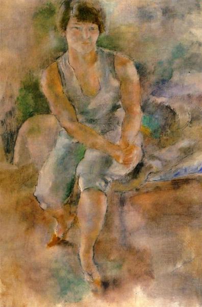 Eliena Krylenko by Jules Pascin