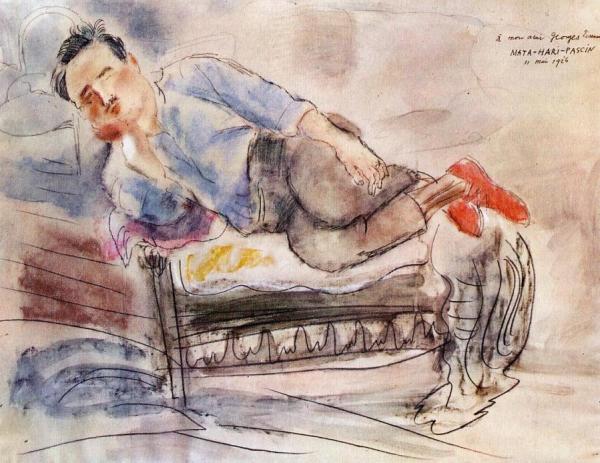 Georges Eisenmann by Jules Pascin