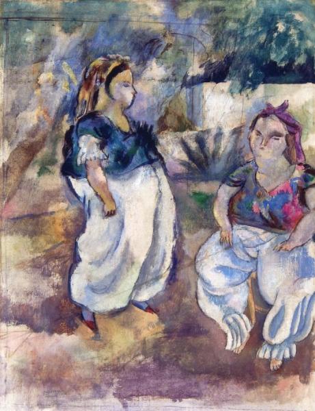 Girls Of Tunis by Jules Pascin