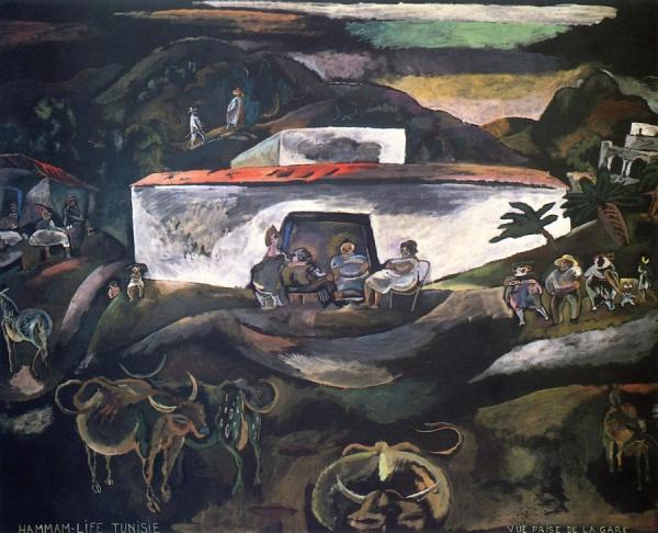 Hammam-life, Tunisie by Jules Pascin